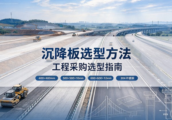 钟山沉降板选择方法